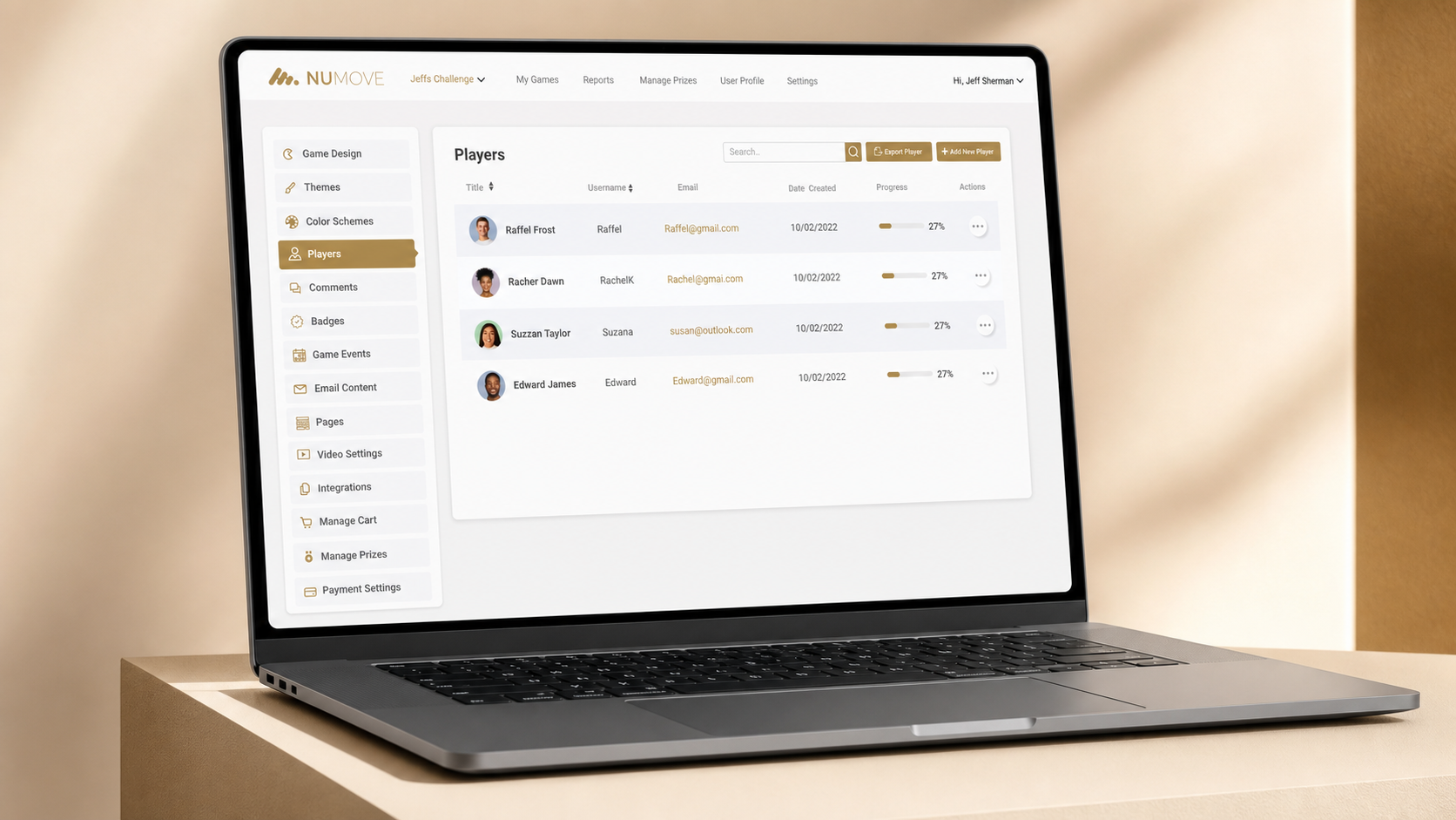 One creator workspace for content, players and rewards